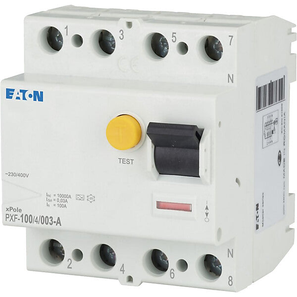 Eaton FI-Schutzschalter 100A 4p, 30mA PXF-100/4/003-A
